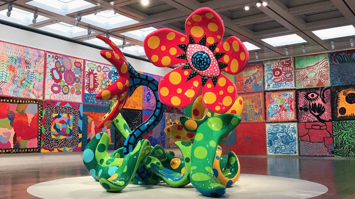 「草間彌生　わが永遠の魂」会場風景