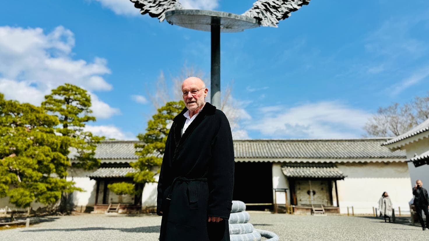 アンゼルム・キーファー　二条城にて撮影