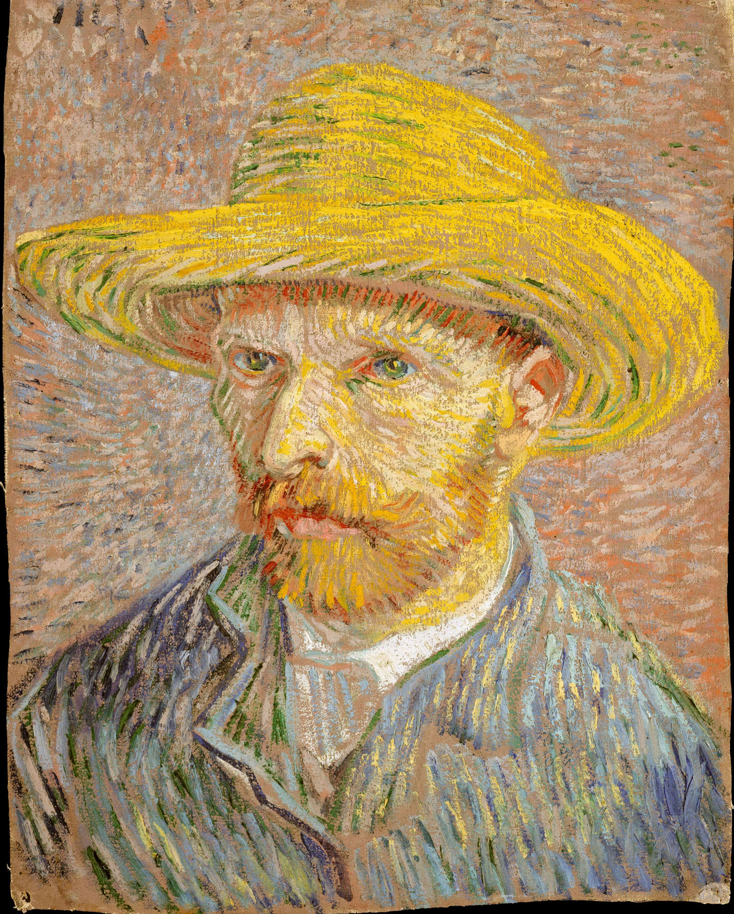 【一番安い】フィンセント ファン ゴッホ Vincent van Gogh 自画像 Self Portrait オルセー美術館蜜蝋印 シカゴ画廊認証 証明書 オイルキャンバス 模写 その他