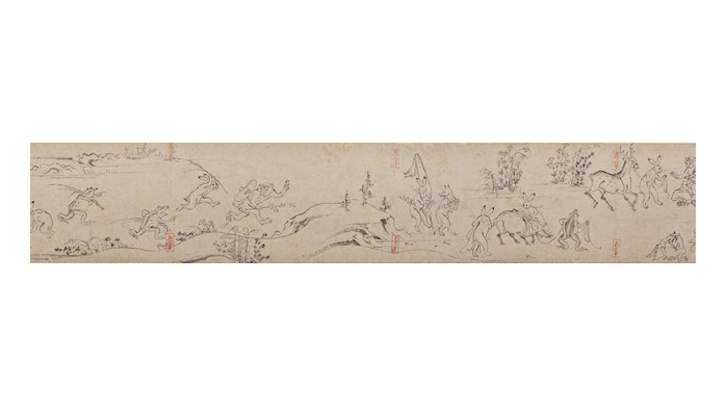 国宝 鳥獣戯画と愛らしき日本の美術 福岡市美術館 特別展示室 美術手帖