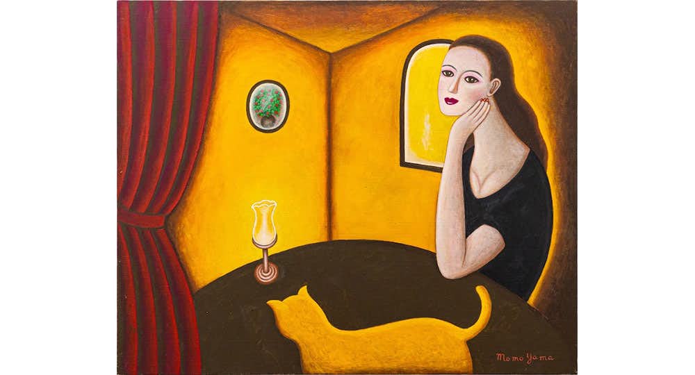 「絵画」作者yama Yahoo!オークション - 【FCP】作者不詳 サイン有 m.yama 油彩画