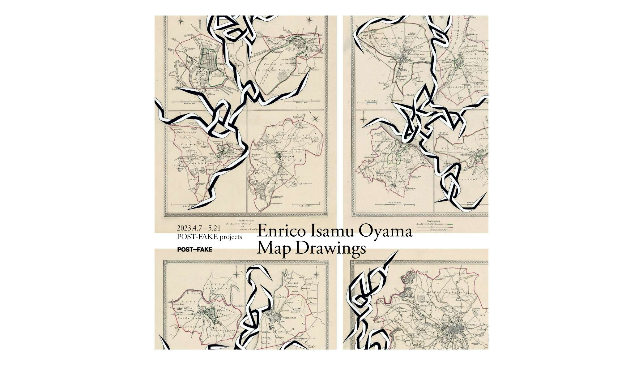 Enrico Isamu Oyama / 大山エンリコイサム - Map Drawings（POST