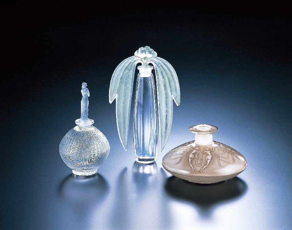 ラリック バプティスト 香水瓶 パフュームボトル Lalique Baptiste 渦 フランス 絶版 廃版品 ヴィンテージ - 工芸品