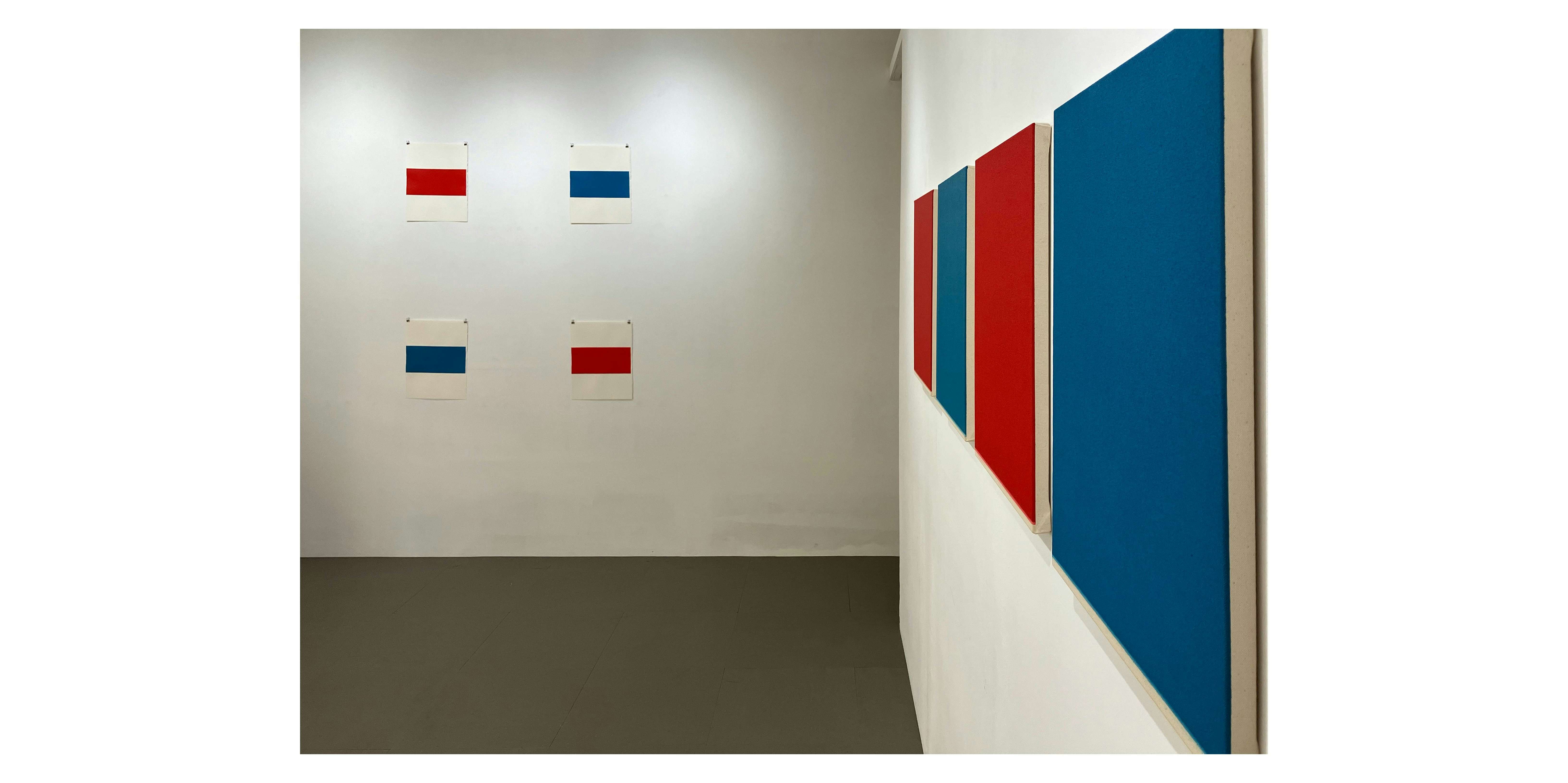鈴木隆「Red, Blue and Blank」（ギャラリーヤマグチ