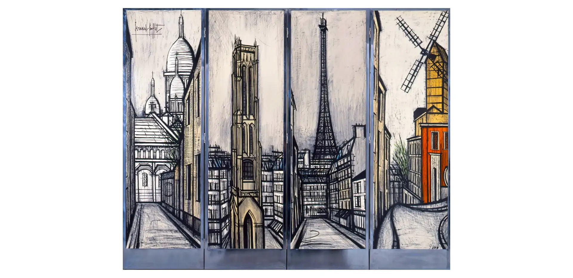 ビュフェのパリ カフェと映画と音楽と(ベルナール・ビュフェ美術館)|美術手帖