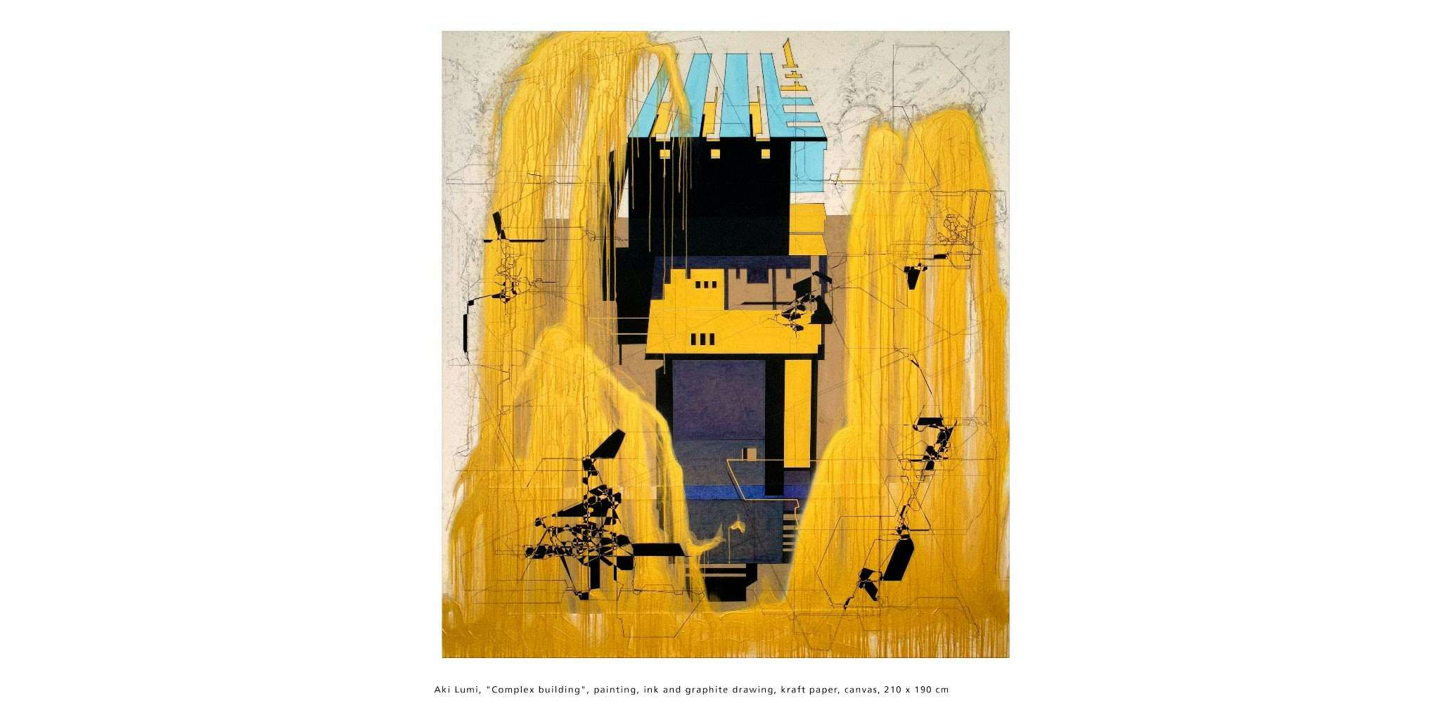 インテリア　美術品　デッサン　書　アート アキ・ルミ「トレース・パニック」（MORI YU GALLERY KYOTO