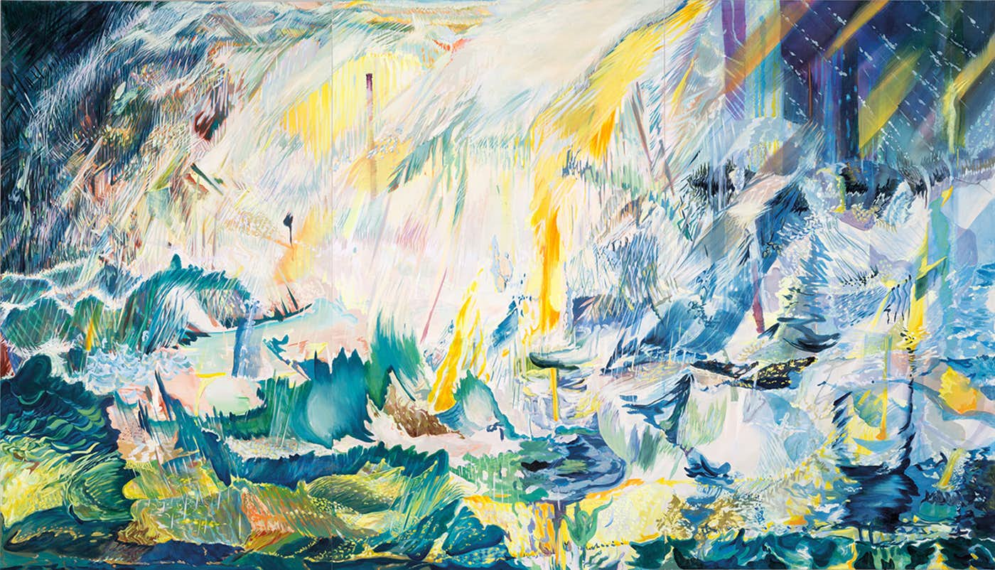 ぷうあ絵画５点 上田暁子「風穴」（ユカ・ツルノ・ギャラリー）｜美術手帖