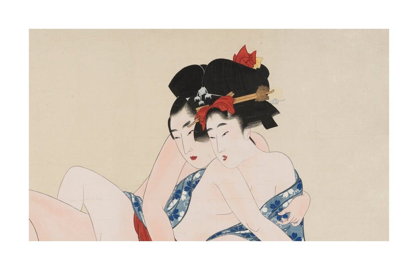 美しい春画－北斎・歌麿、交歓の競艶－（細見美術館）｜美術手帖