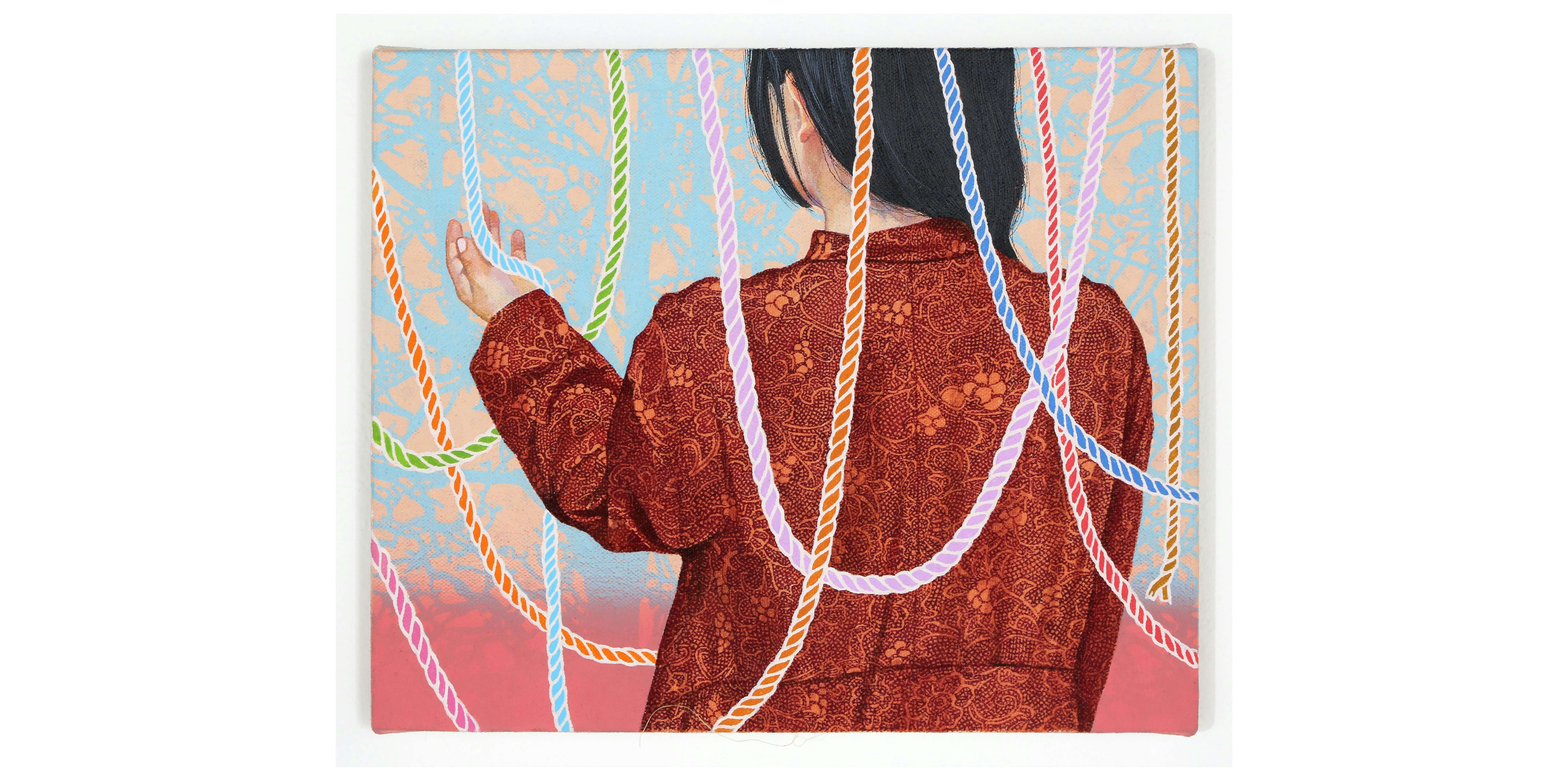 真作　夭折の画家　加藤由衣　[晩餐会] 大久如彌、大坂秩加、替場綾乃「Threads of Resonance: Women Weaving