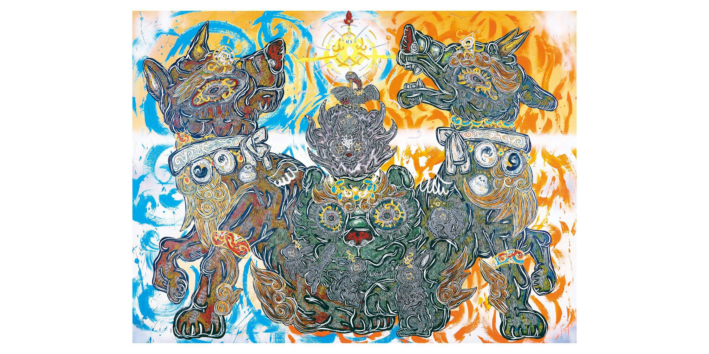 小松美羽　ネオシルクスクリーン　版画　 Sacred Connectedness 小松美羽 ネオシルクスクリーン 版画 Sacred Connectedness 版画