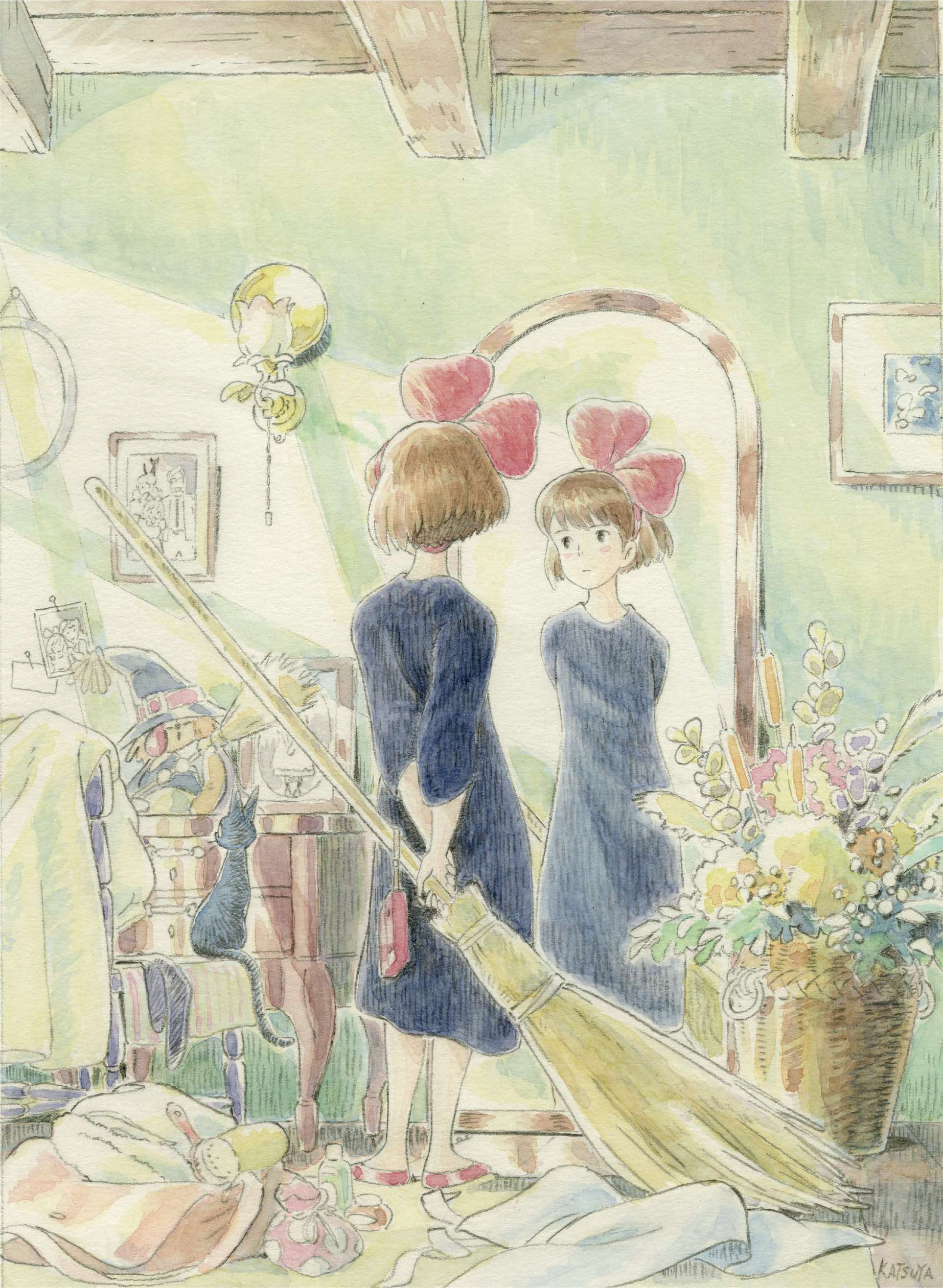 非売品 魔女の宅急便 近藤勝也展 入場者限定コースター スタジオ