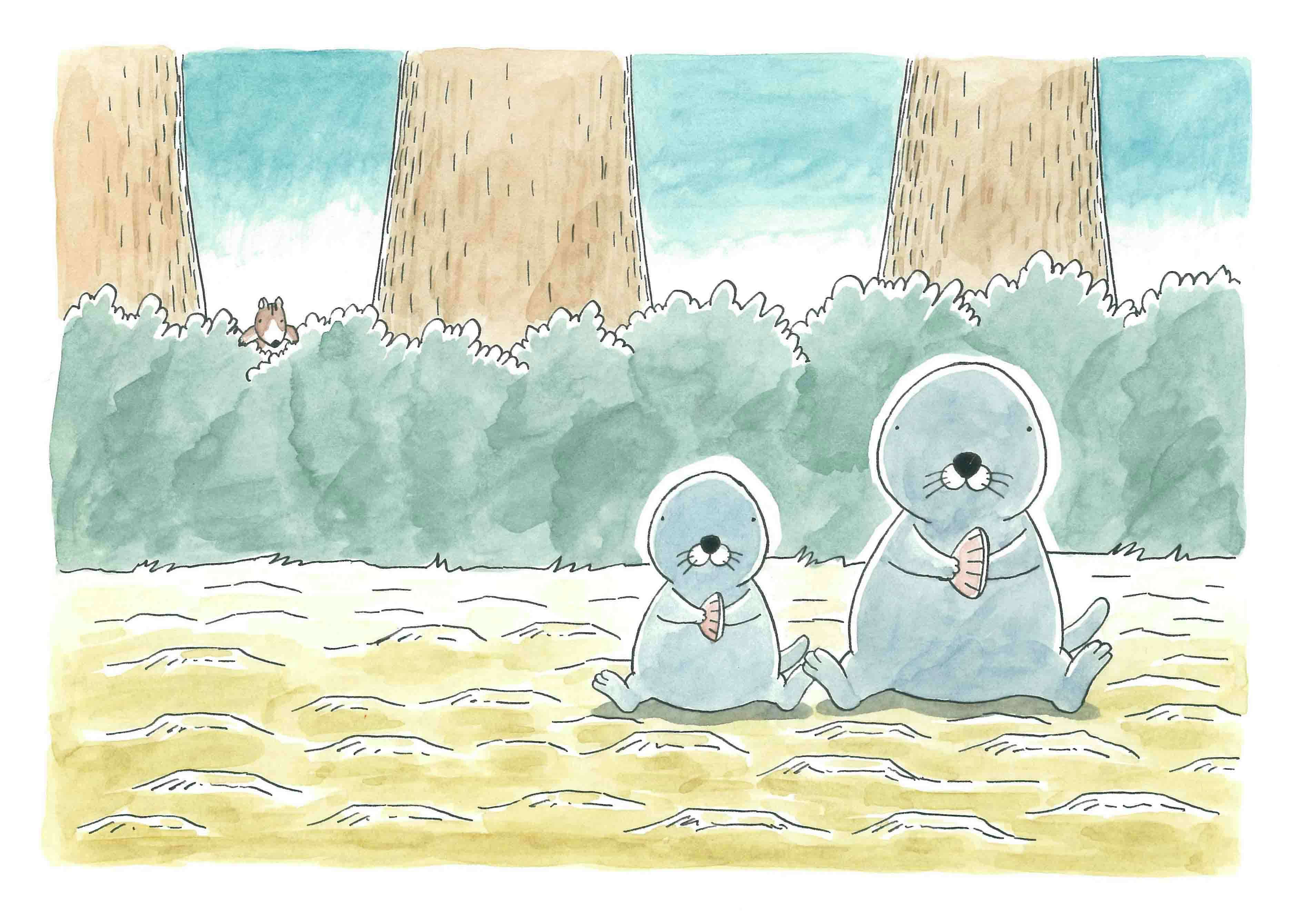 連載30周年記念 ぼのぼの原画展（新潟市新津美術館）｜美術手帖