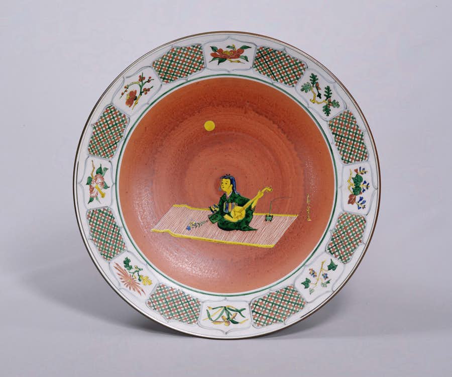 【即納NEW】人間国宝 加藤土師萌 茶碗 サイズ約16.8×h8.1cm お碗 在銘あり 茶道具 箱付き 茶道具