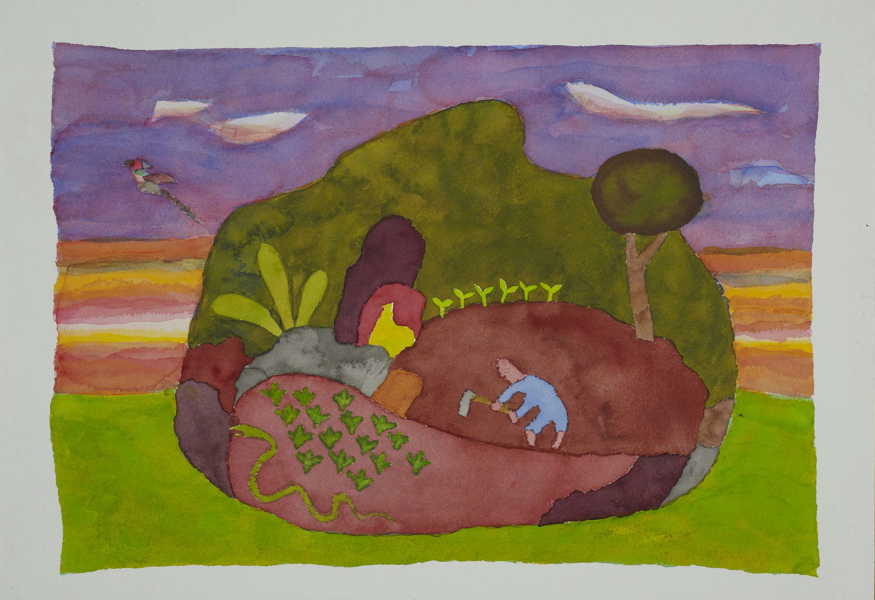 柚木沙弥郎の「鳥獣戯画」（神奈川県立近代美術館 葉山）｜美術手帖