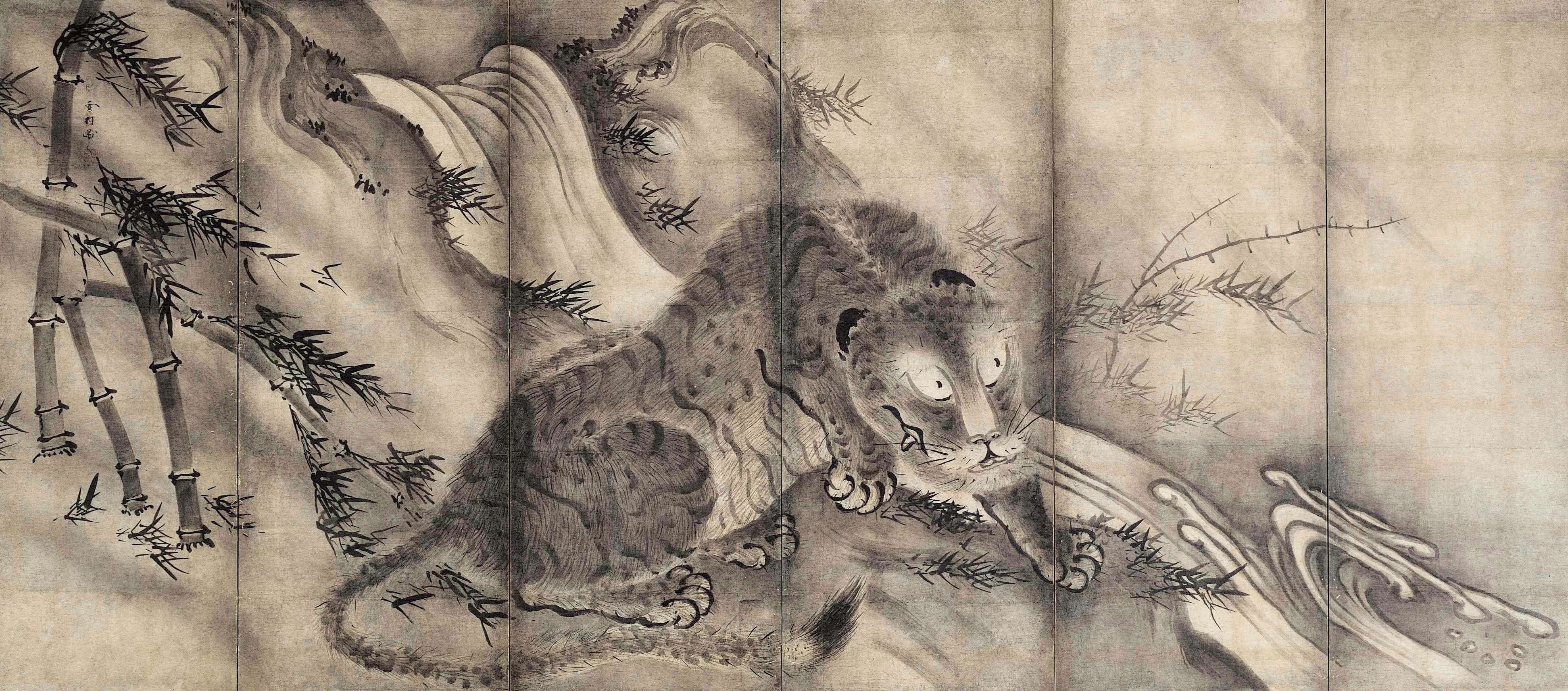 美品　希少　切り絵 鷲と松の絵　絵画　美術品　大幅値下げ 小松美羽の「神性」に楽しく感じ入る Enjoying Miwa Komatsu's