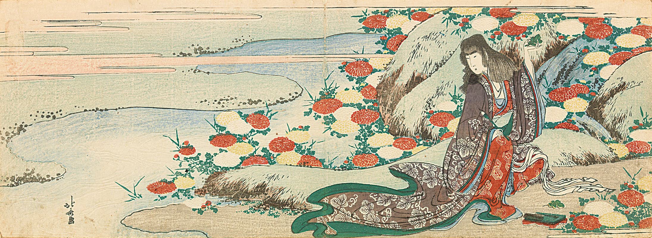 江戸 ゑいりよみ本 戯作画工 次第不同 新作者附(行事／葛飾北齋