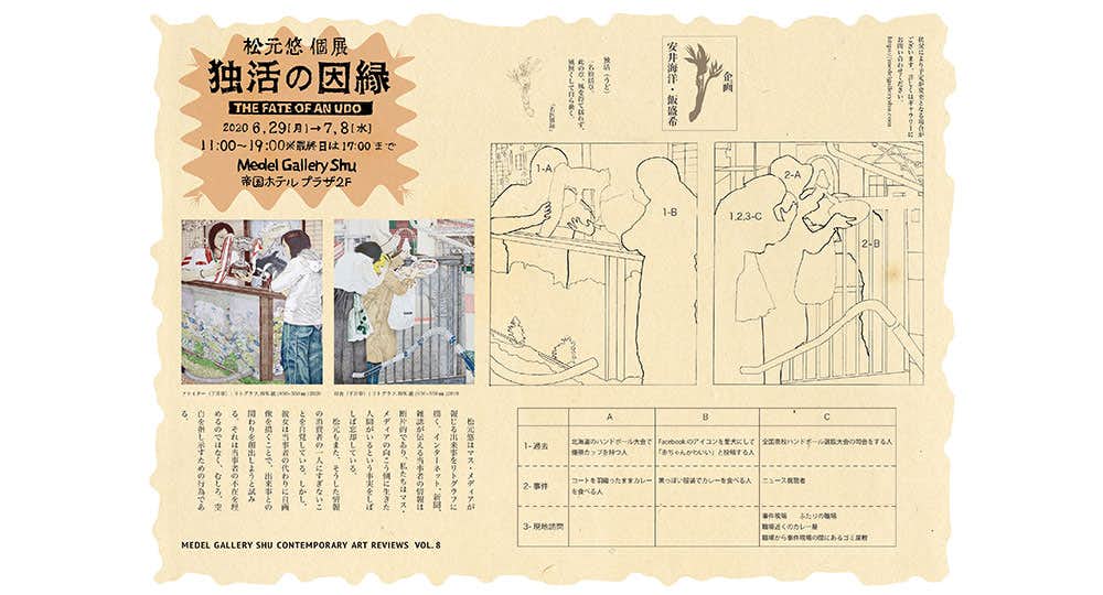 Drawing-PS16」額縁付 ハガキサイズ 原画 コンテンポラリー