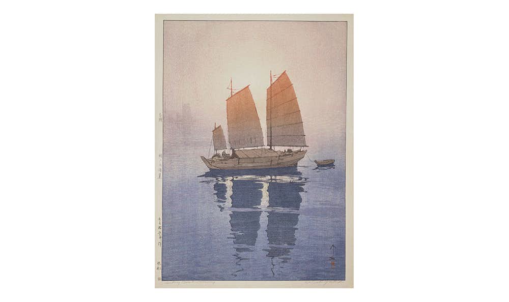 西洋絵画 欧州の旧市街 夢の中の散歩道 画 越智 博／アトリエ絵画館
