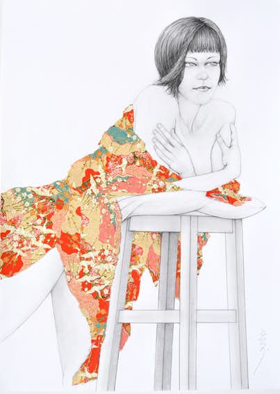 図録　奈良美智展 Be Happy 　ギャルリーユマニテ東京・名古屋 奈良美智「I Draw the Line」（BLUM 東京）｜美術手帖