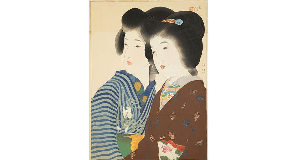 鏑木清方と鰭崎英朋（太田記念美術館）｜美術手帖