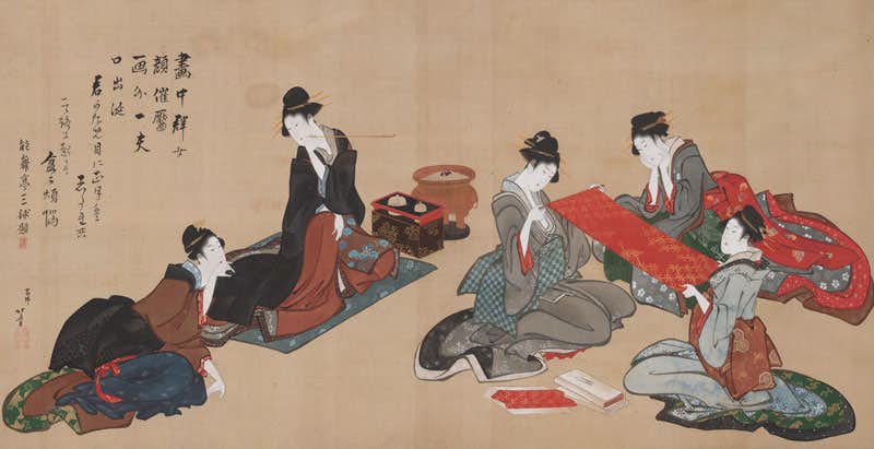 集う人々 描かれた江戸のおしゃれ 細見美術館 美術手帖