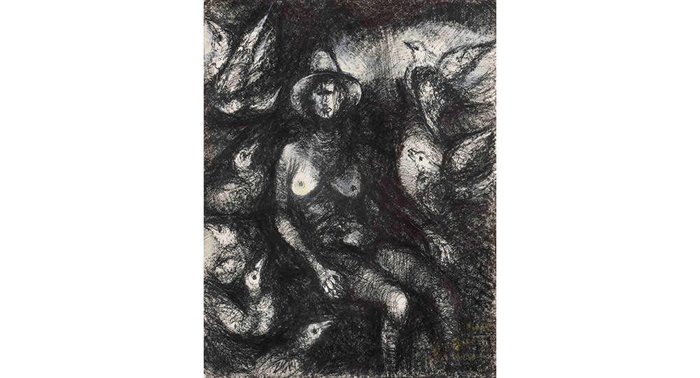 柳原義達 「鳩」 肉筆 絵画 鳩 | 柳原義達 – 北海道画廊