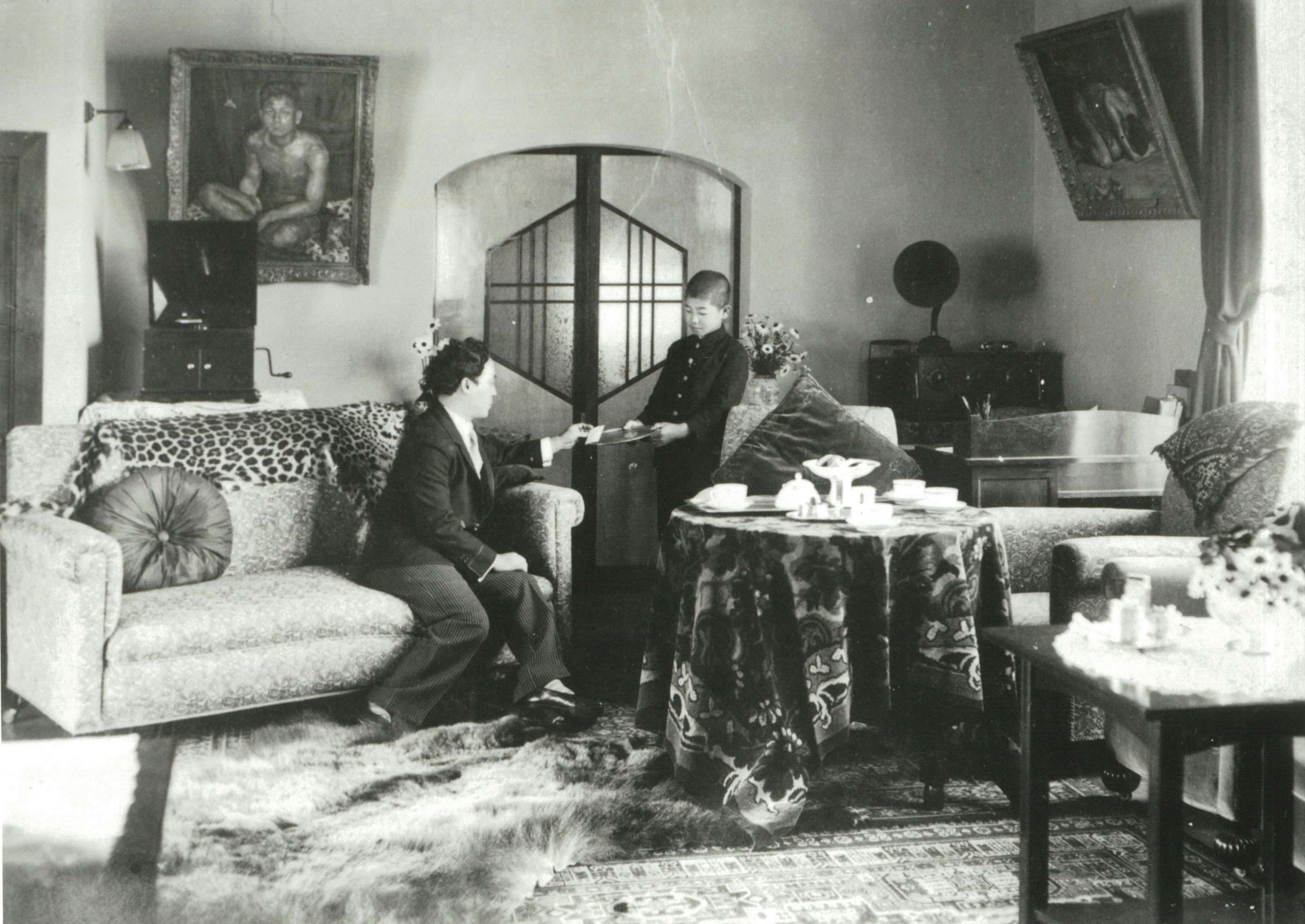 題名「小さな想い」 高畠華宵オマージュ　　水彩 題名「小さな想い」 高畠華宵オマージュ 水彩 高畠華宵 作品