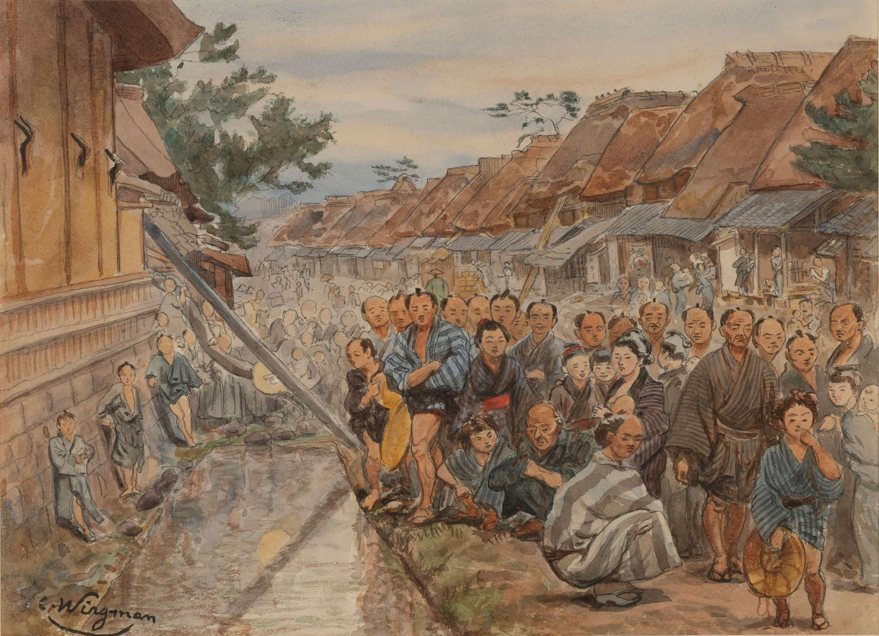 額装 生地染め 銘あり いのしし 布絵 和風 レトロ インテリア カルチャー 美術品 絵画 - その他