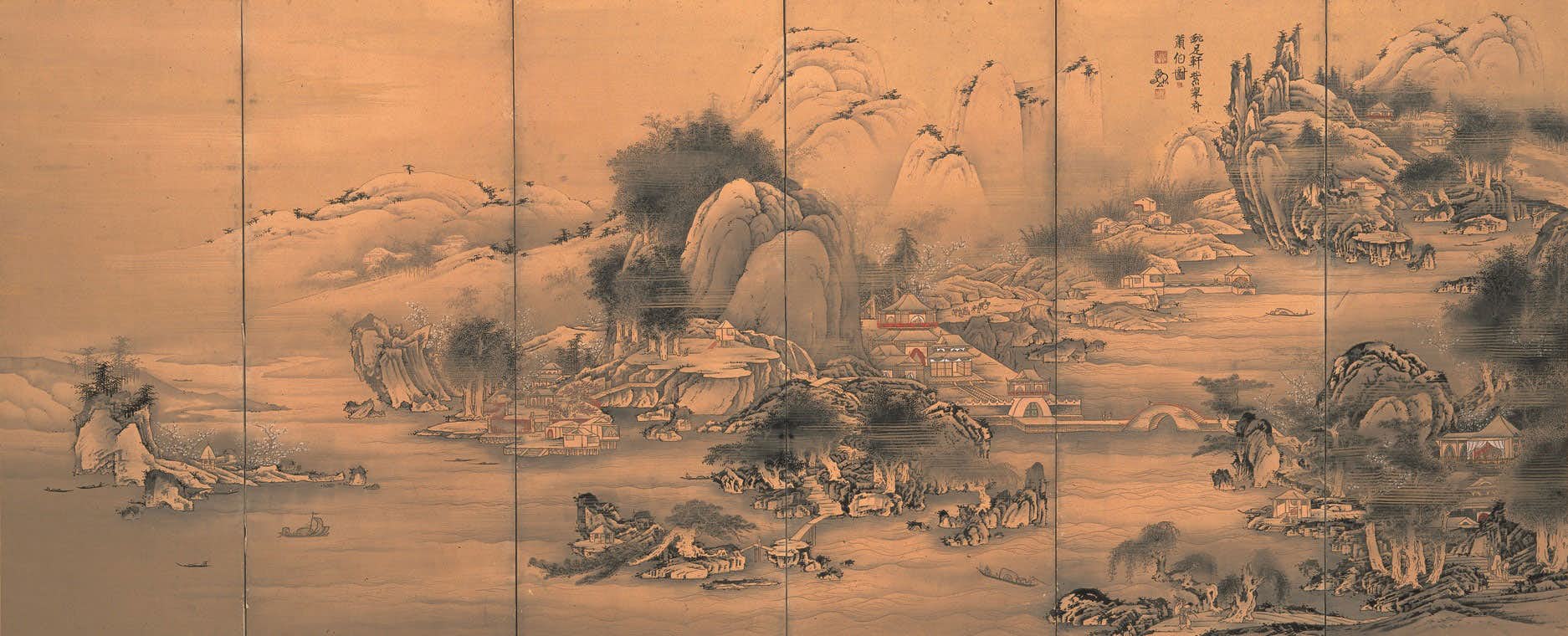 在庫最新品ky9180〈曽我蕭白〉虎図 江戸時代中期 奇想の画家 花鳥、鳥獣