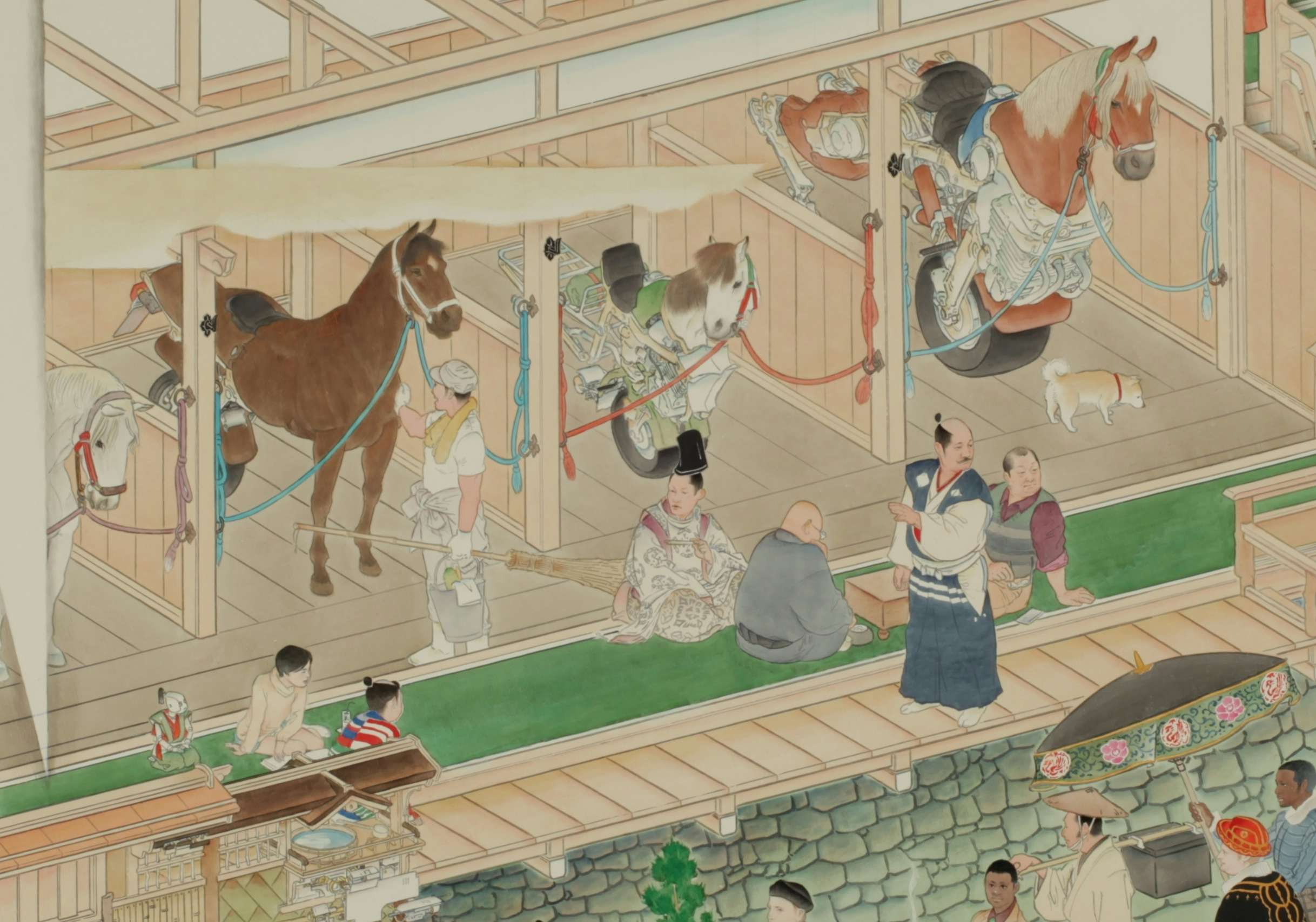 馬の美術150選―山口晃「厩圖2016」完成披露―(馬の博物館 馬の美術150選―山口晃「厩圖2016」完成披露―(馬の博物館