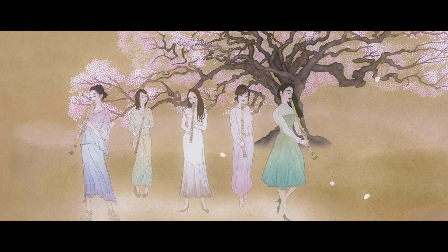 日本画が変化する デジタル絵巻 で見るジャパンカルチャーの融合 和楽器プロジェクト 日本画家のミュージックビデオが公開 美術手帖