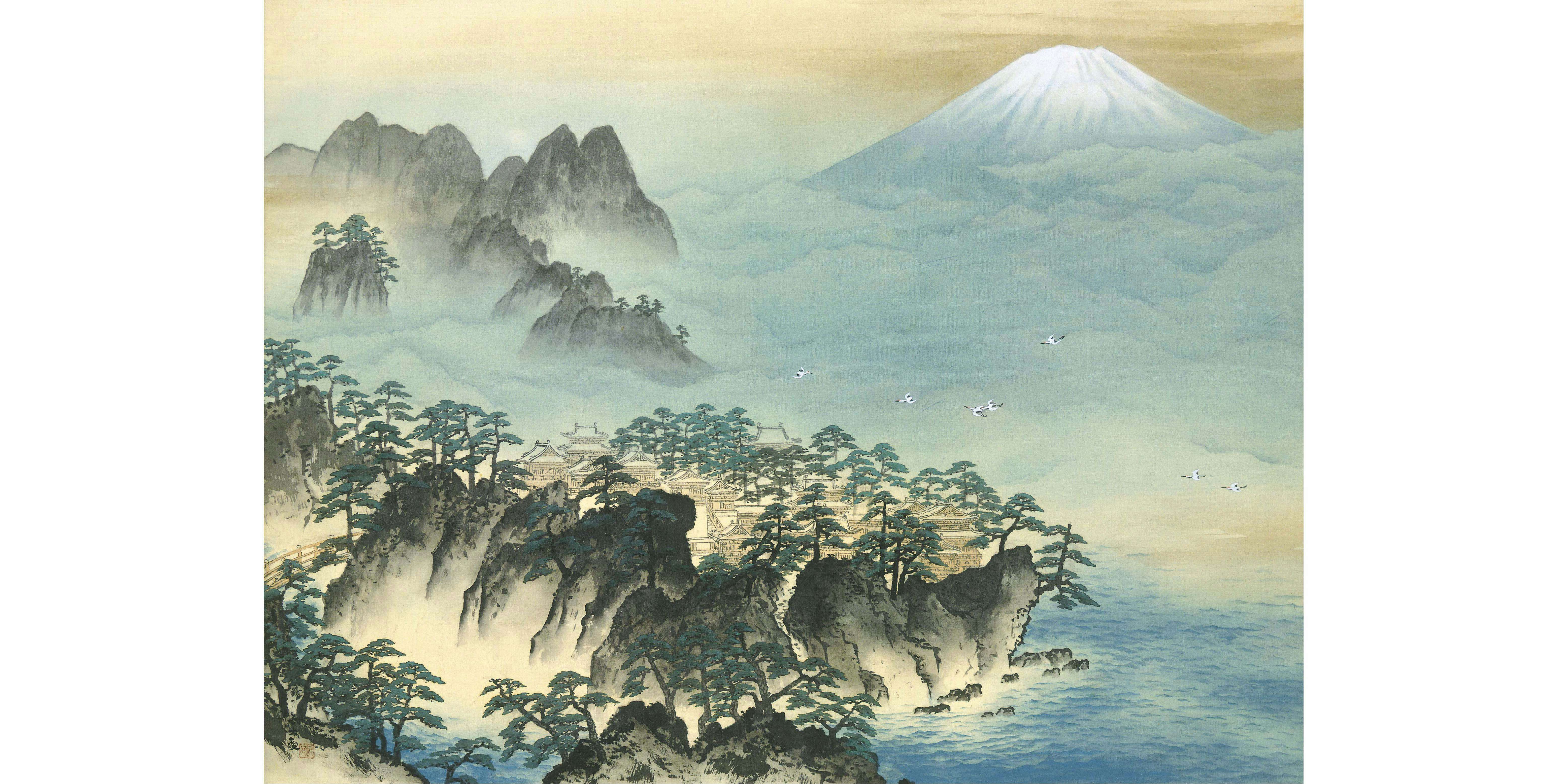 横山大観をめぐる人物相関図をひとつの展覧会に。日本画の巨匠名