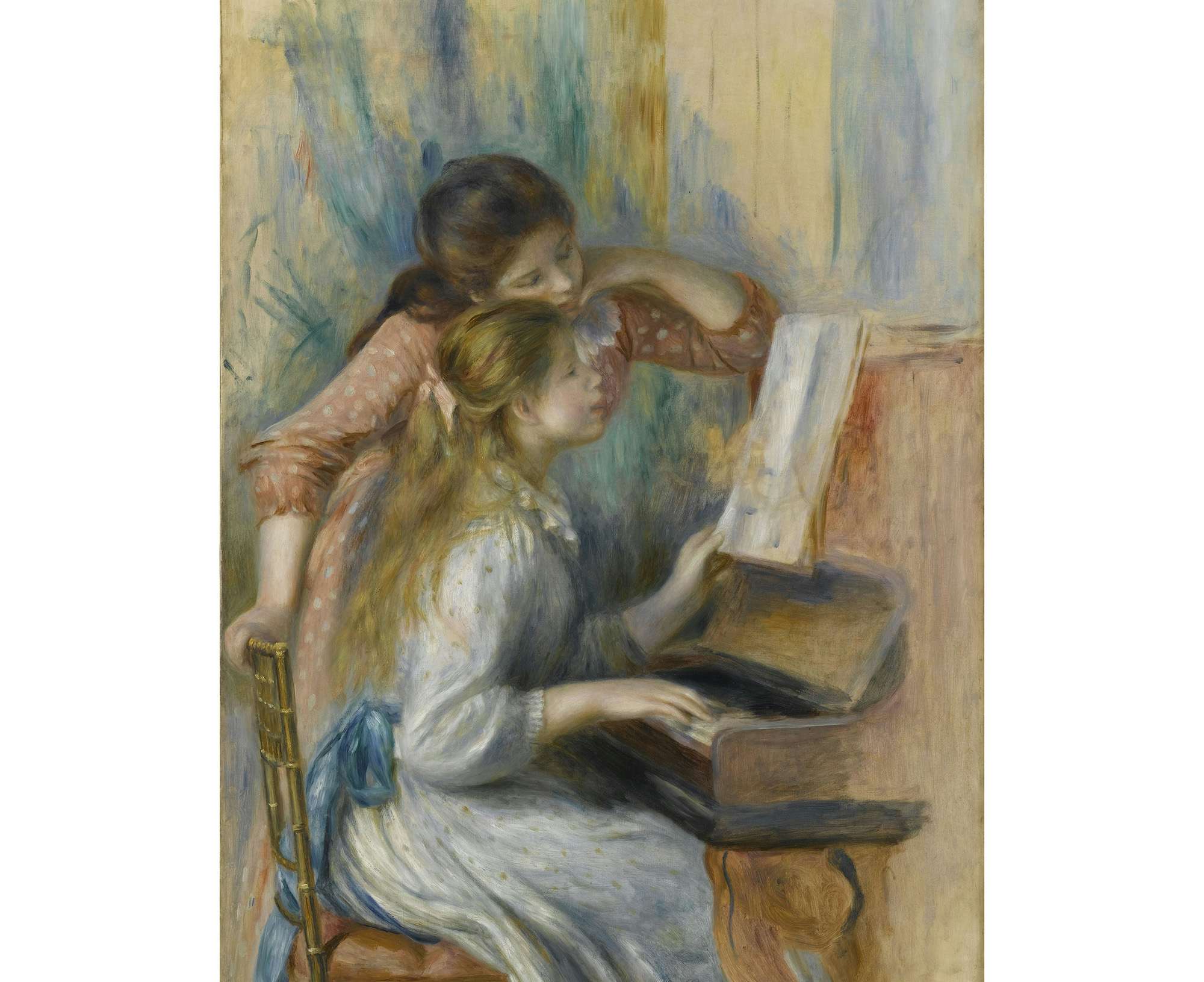 立体複製画】「ピアノを弾く少女たち」1892年,ルノワール,アルゴグラフ ...