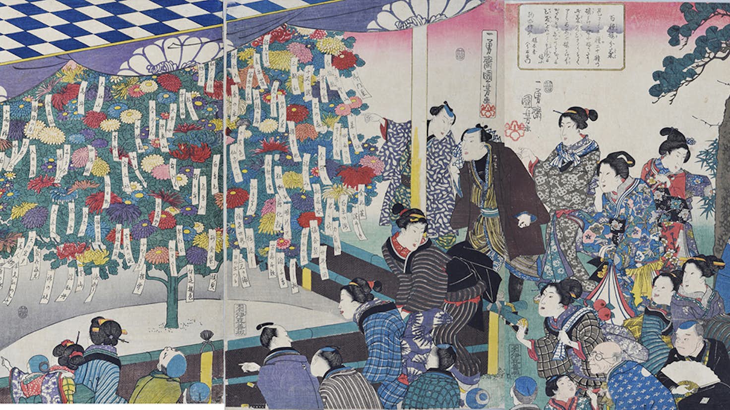 江戸の人々が熱中した園芸の様相とは 江戸の園芸熱 浮世絵に見る庶民の草花愛 が開催中 美術手帖