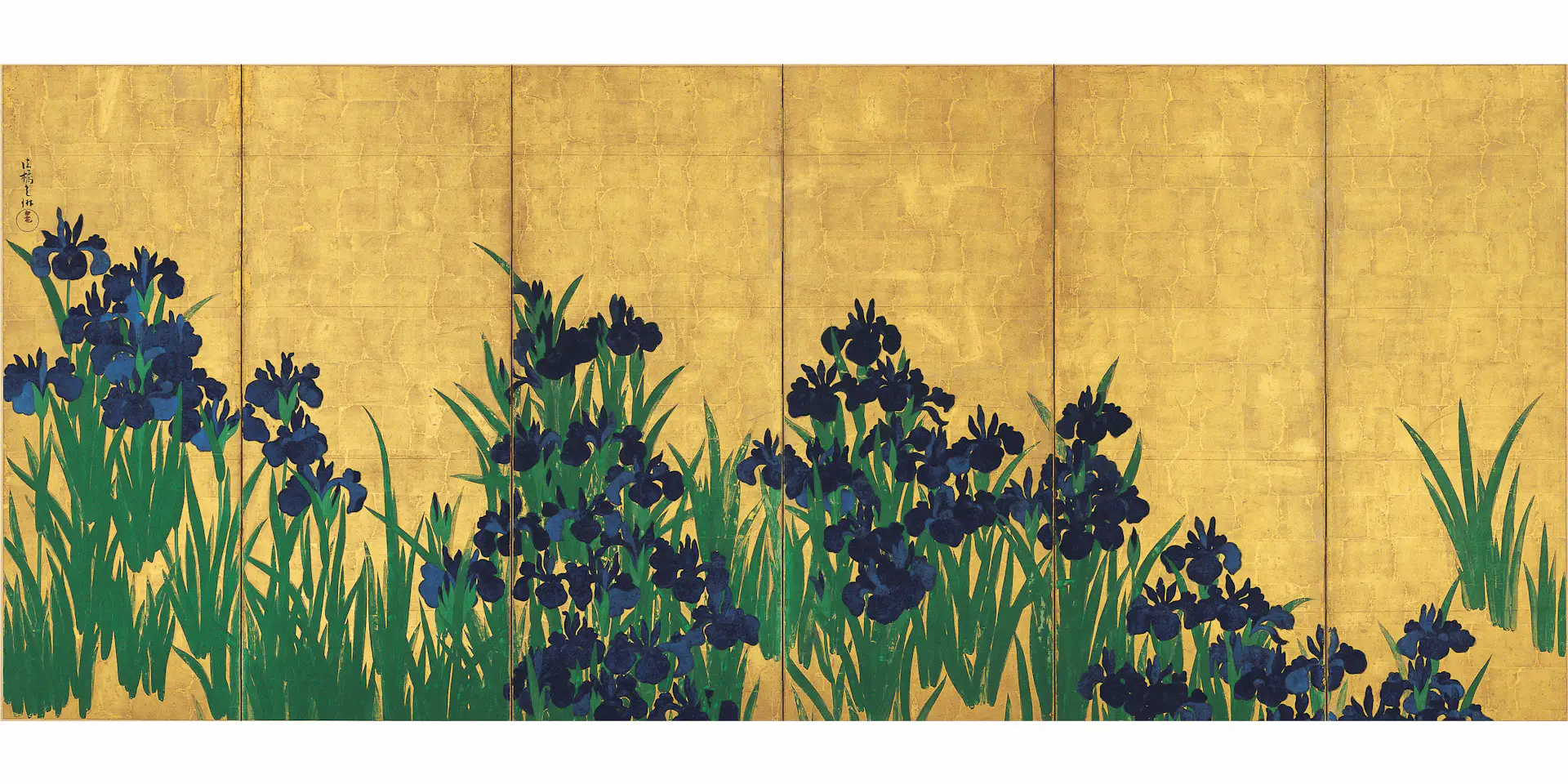 尾形光琳が描いた国宝 燕子花図屏風 の多面性にフォーカスする展覧会が根津美術館で開催へ 美術手帖 尾形光琳が描いた国宝 燕子花図屏風 の多面性にフォーカスする展覧会が根津美術館で開催へ 美術手帖