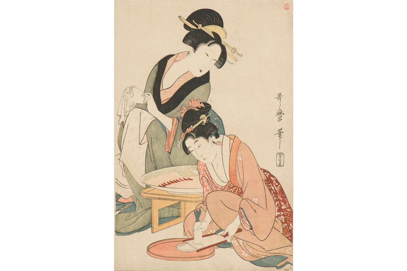 美人画から装い 労働 春画まで 浮世絵に描かれた 女のくらし をたどる展覧会が渋谷区立松濤美術館で開催 美術手帖