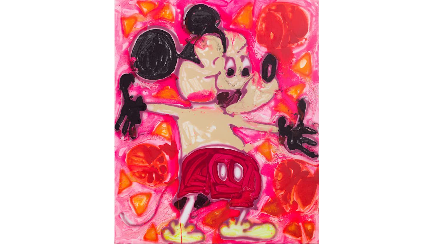 ガーフィールドやピンクパンサー ミッキーマウスが登場する絵画 キャサリン バーンハートの日本初個展 Big In Japan をチェック 美術手帖