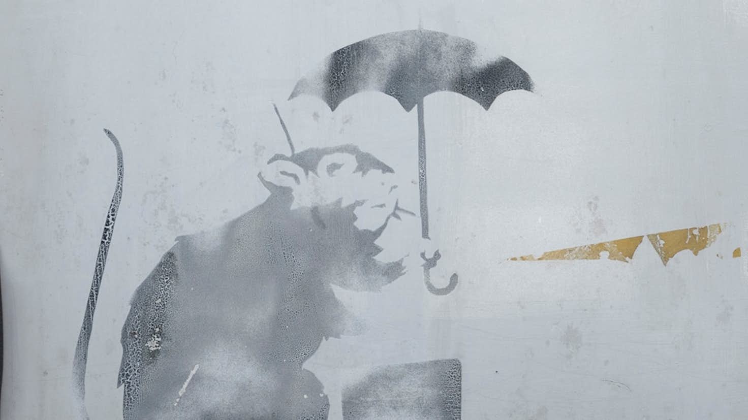 バンクシーのネズミはなぜ傘をさしているのか ストリートの現実主義とファンタジー 美術手帖