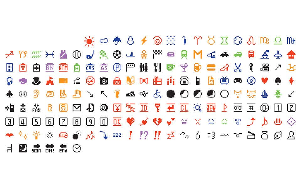 MoMAも収蔵するドコモの「Emoji」（絵文字）｜美術手帖