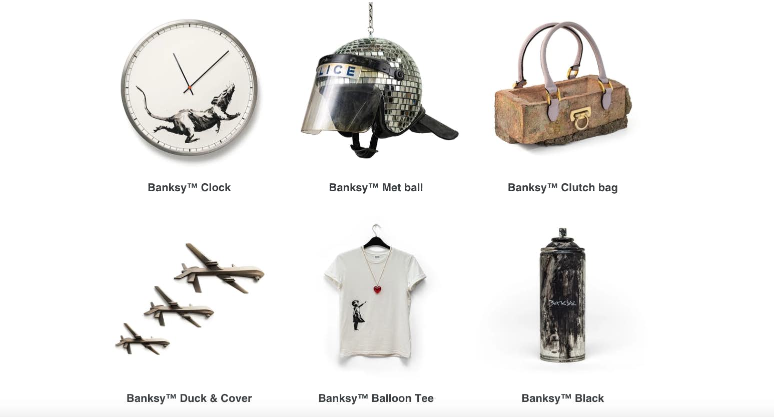 バンクシーが低価格オンラインショップをオープン。「富裕層のアート バンクシーが低価格オンラインショップをオープン。「富裕層のアート
