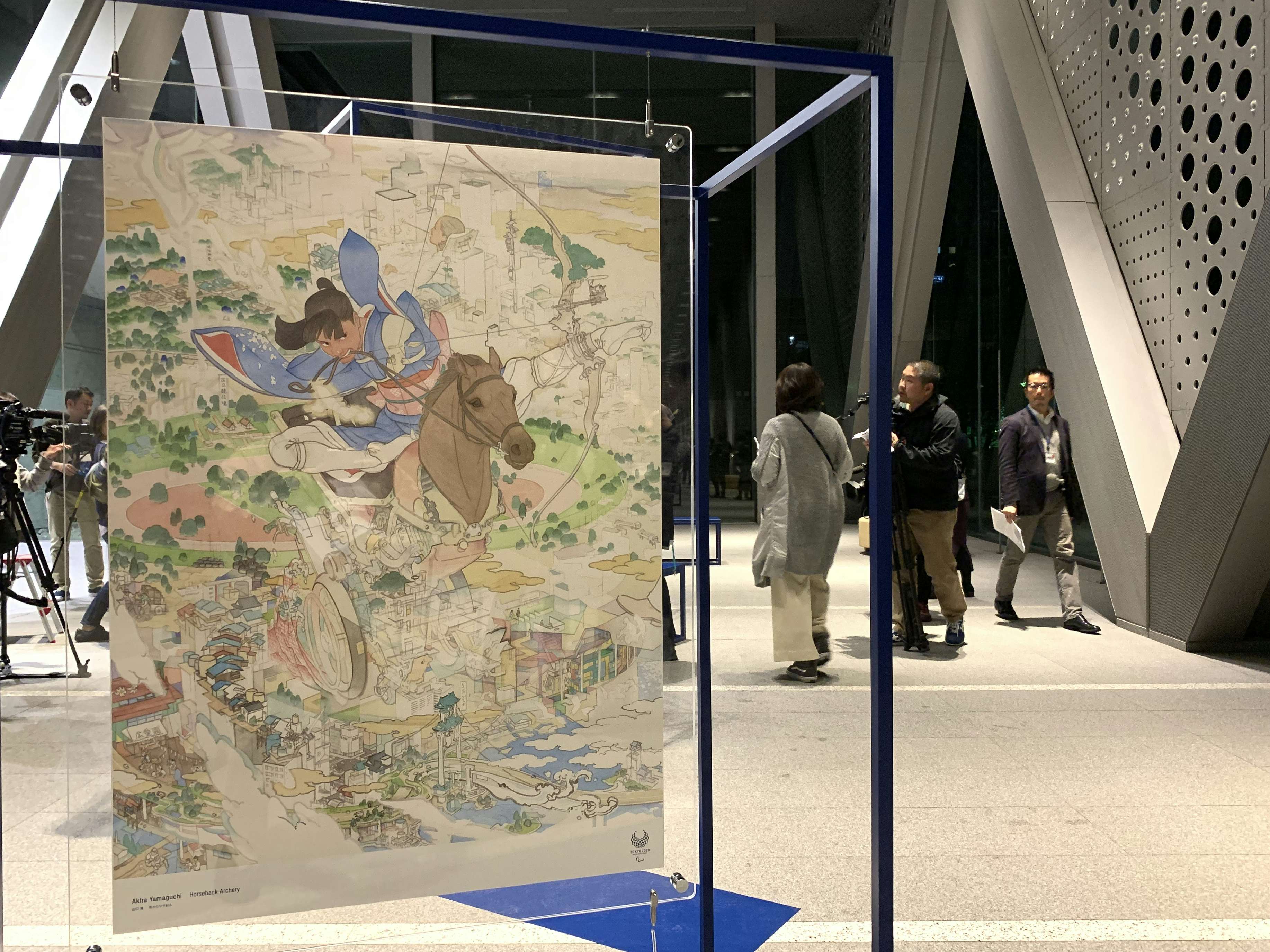 東京2020公式アートポスターに注目。山口晃、浦沢直樹、荒木飛呂彦らが 