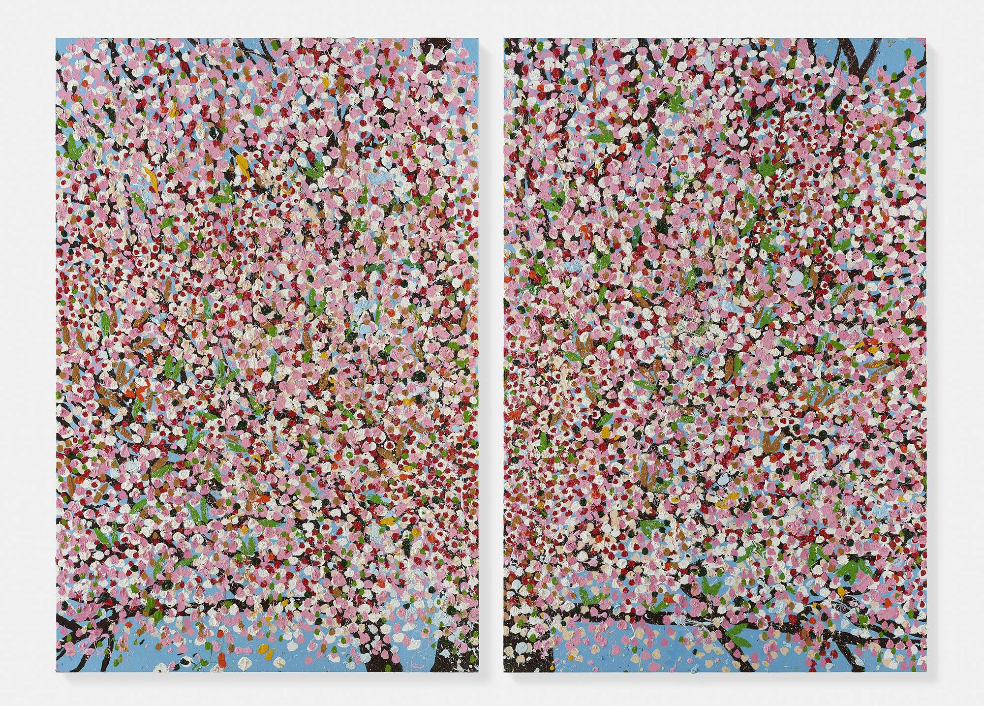ダミアン・ハーストの新境地は「桜」。パリ・カルティエ現代美術財団で 