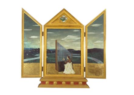 夭折の画家が描く幻想の世界。「没後35年 有元利夫展 花降る空の旋律 夭折の画家が描く幻想の世界。「没後35年 有元利夫展 花降る空の旋律