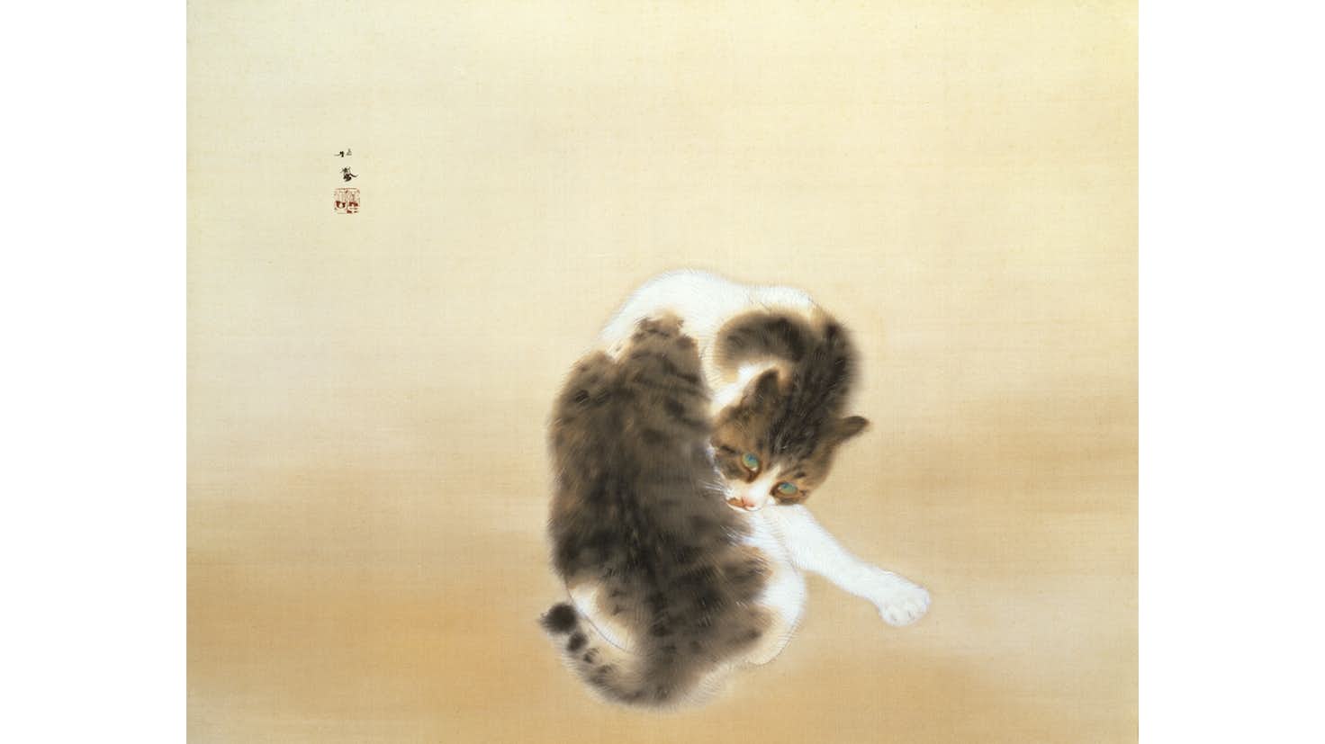 日本画家が手がけた動物が一堂に 竹内栖鳳 班猫 とアニマルパラダイス が山種美術館で開催 美術手帖