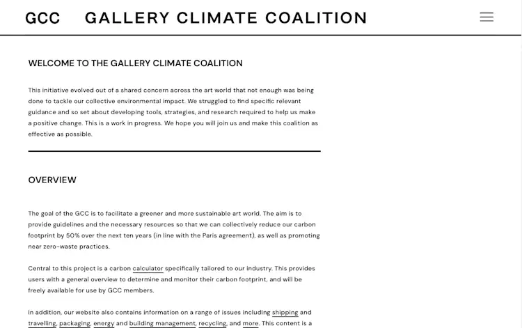 アート界のco2排出量を半分に ロンドンのギャラリストらが立ち上げた Gallery Climate Coalition とは 画像ギャラリー 1 1 美術手帖 アート界のco2排出量を半分に ロンドンのギャラリストらが立ち上げた Gallery Climate Coalition とは 画像ギャラリー 1 1 美術手帖