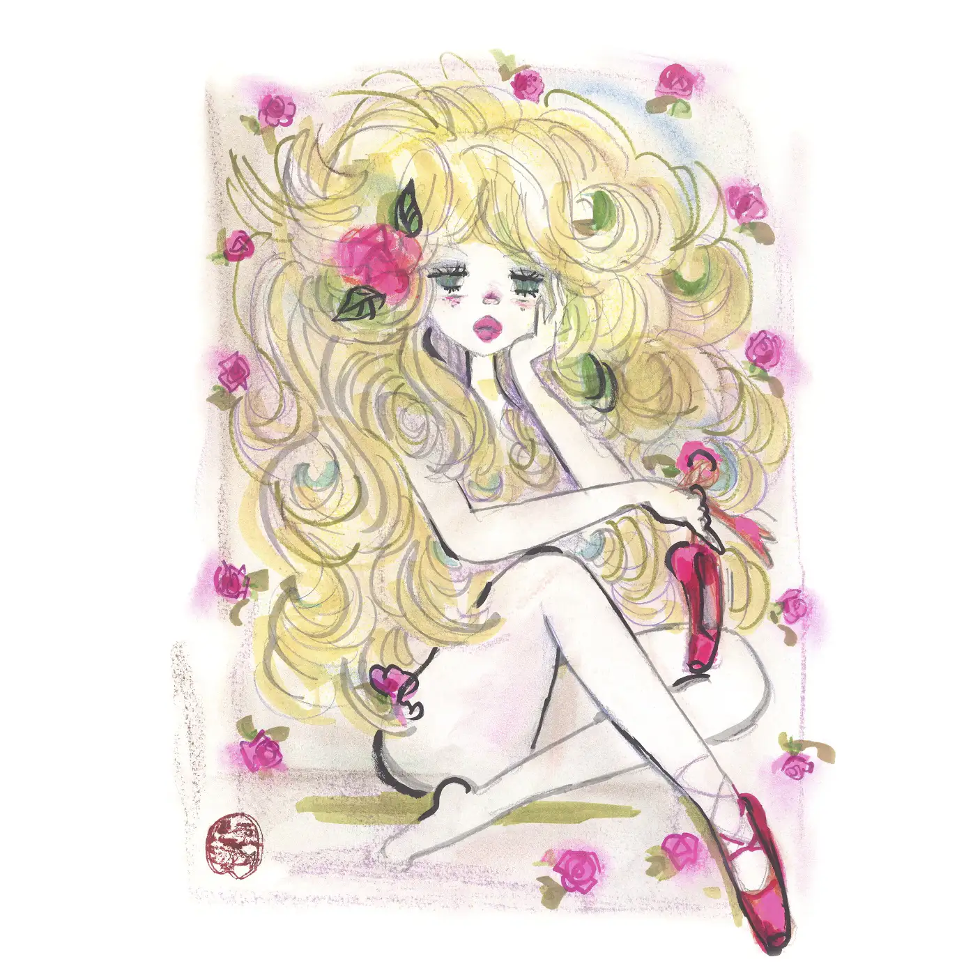 版画の最新作もお披露目 水森亜土 カワイイ世界展 が大丸神戸店で開催 美術手帖 版画の最新作もお披露目 水森亜土 カワイイ世界展 が大丸神戸店で開催 美術手帖