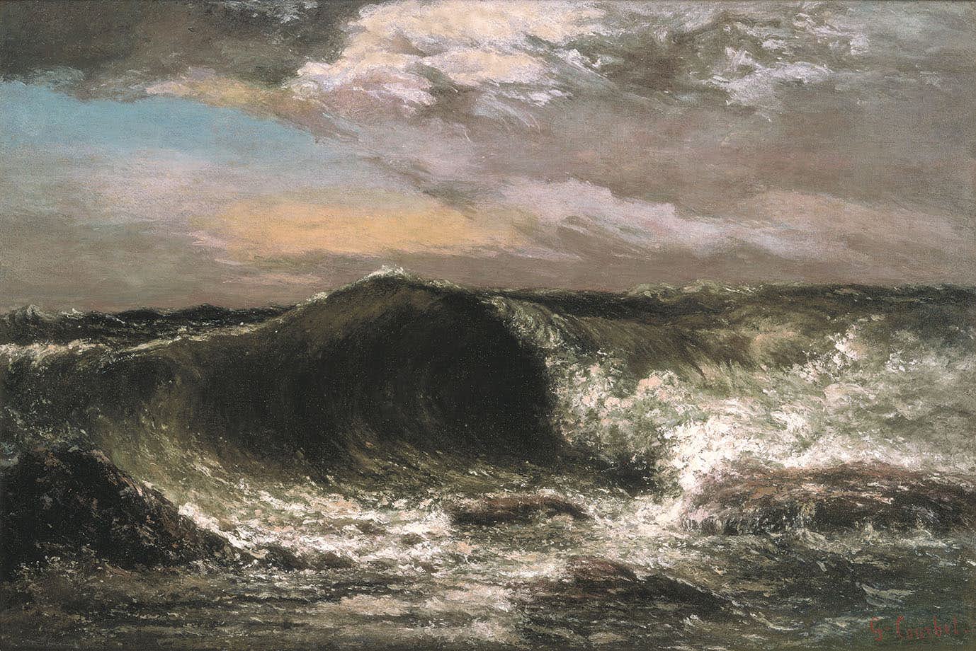 クールベの描く海がテーマの展覧会がパナソニック汐留美術館で開催
