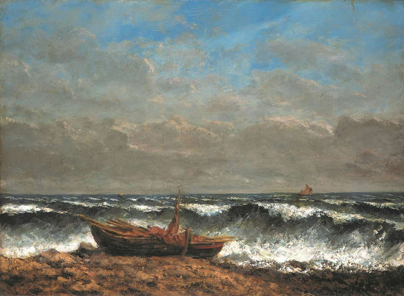 クールベの描く海がテーマの展覧会がパナソニック汐留美術館で開催