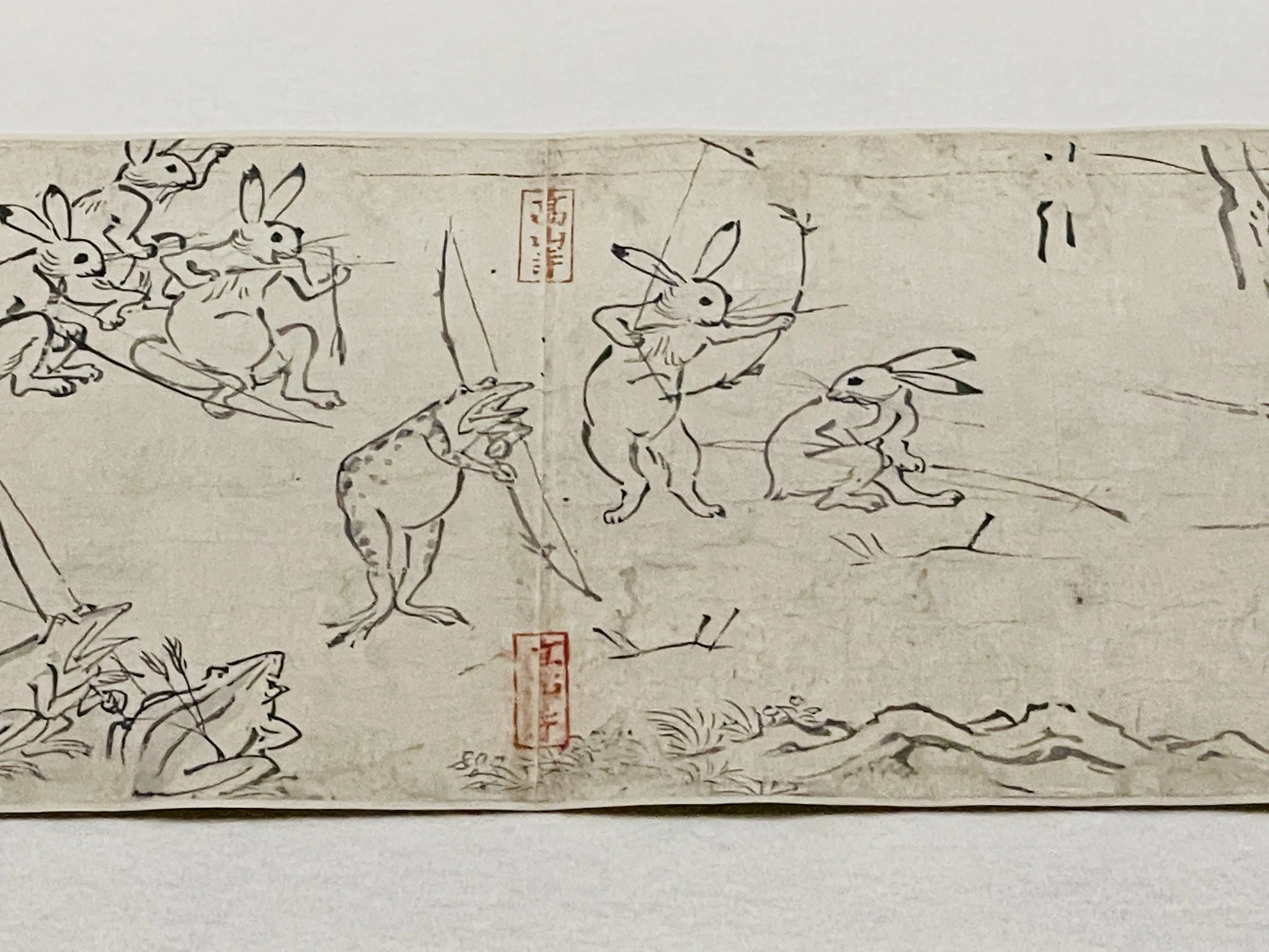 鳥獣戯画 4巻全場面を展示 東博で 国宝 鳥獣戯画のすべて が開幕 画像ギャラリー 1 17 美術手帖