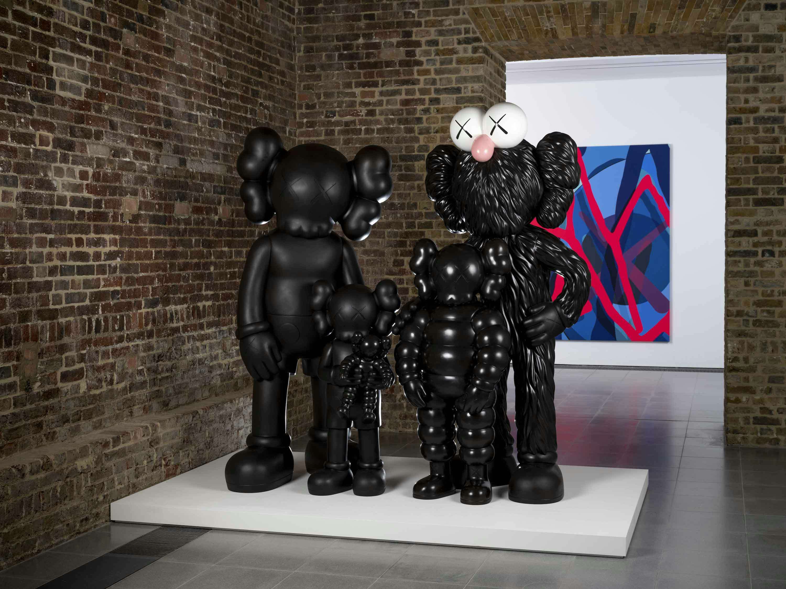 KAWS GONE 黒-